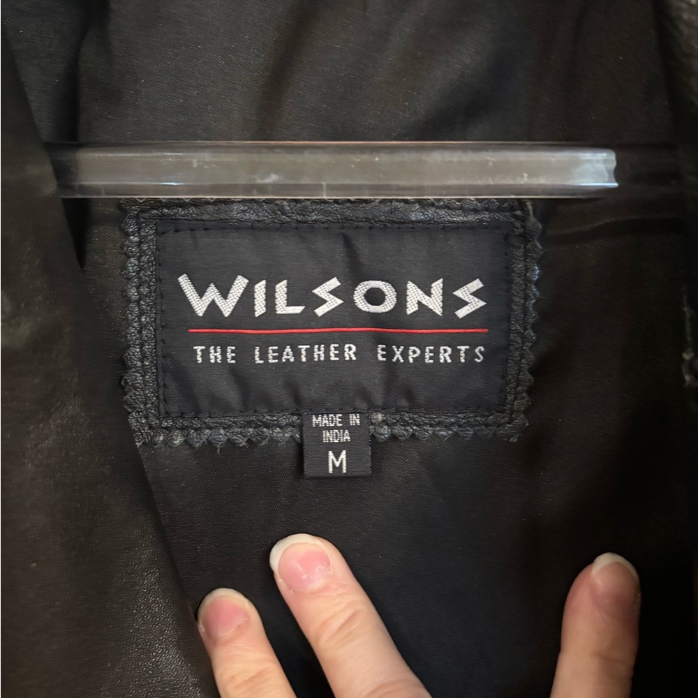 WILSON LEATHER Jacket in Black - Picture 3 of 5